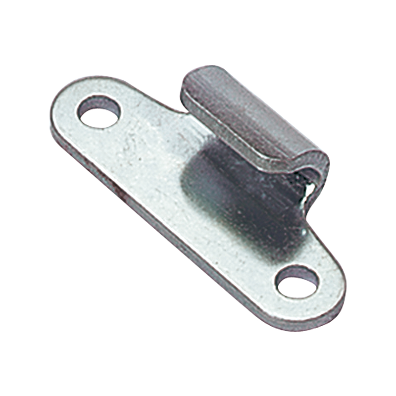 Catch plate, untreated stainless steel, flat mounting, L=16,5mm, B=40mm, H=11,7mm