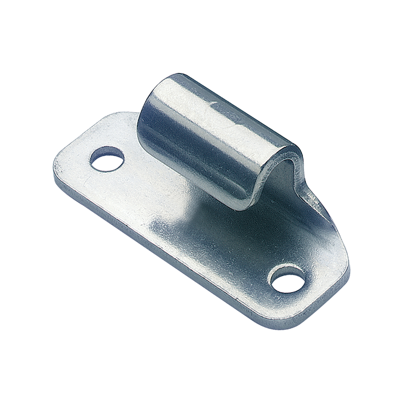 Catch plate, electro zinc plated steel, angle mounting, L=20mm, B=50,8mm, H=19mm