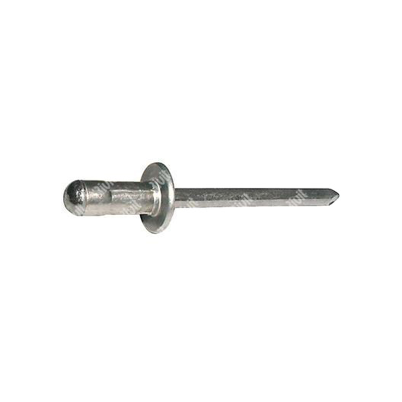 Blind rivet, multi, dome head, aluminium, D=4,8, L=16,9, clamping range, min.=6,4