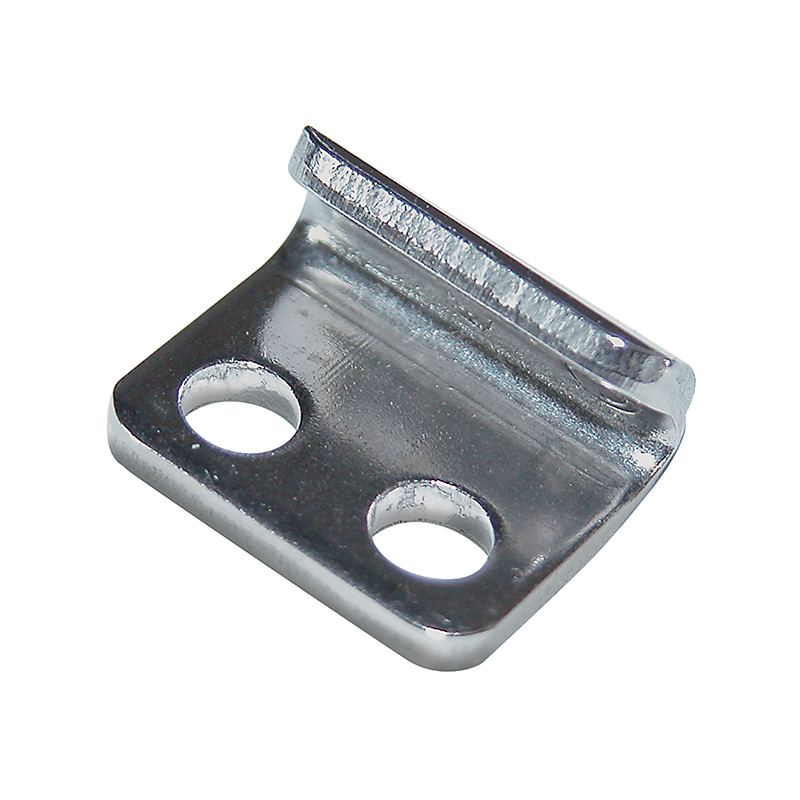 Catch plate, untreated stainless steel, flat mounting, L=13,7mm, B=15,8mm, H=8mm