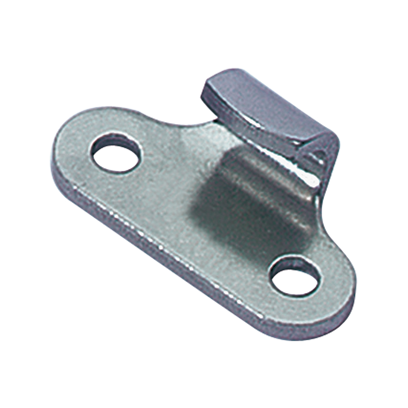 Catch plate, electro zinc plated steel, flat mounting, L=17,2mm, B=32,2mm, H=11,3mm
