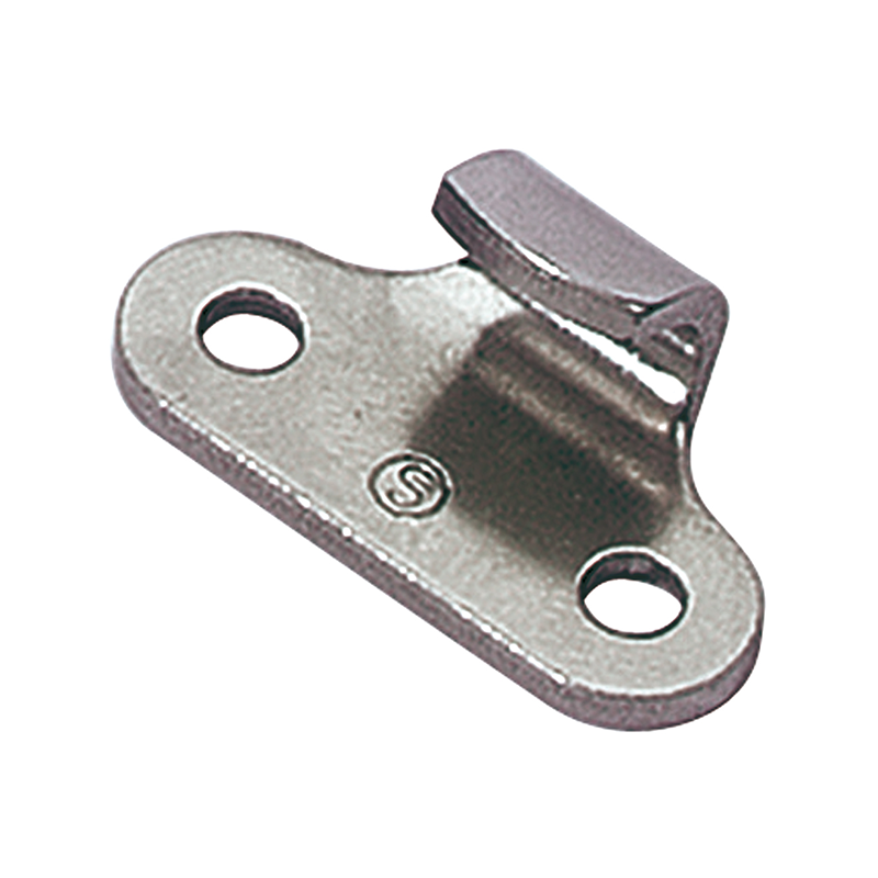 Catch plate, untreated stainless steel, flat mounting, L=17,2mm, B=32,2mm, H=11,3mm