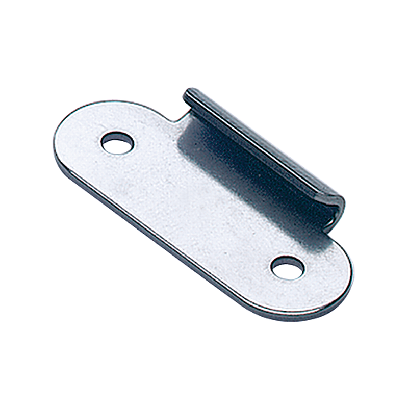 Catch plate, electro zinc plated steel, to use w/butterfly latch, L=16,7mm, B=36,5mm, H=6,4mm
