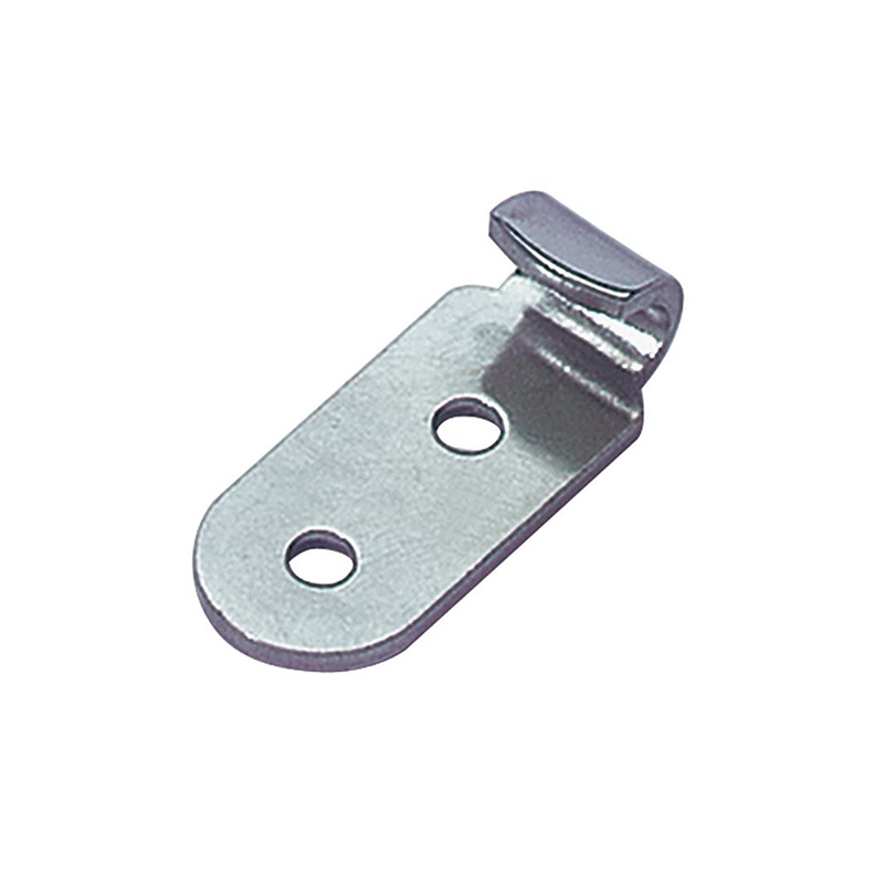 Catch plate, untreated stainless steel, flat mounting, L=36,7mm, B=16mm, H=11,3mm