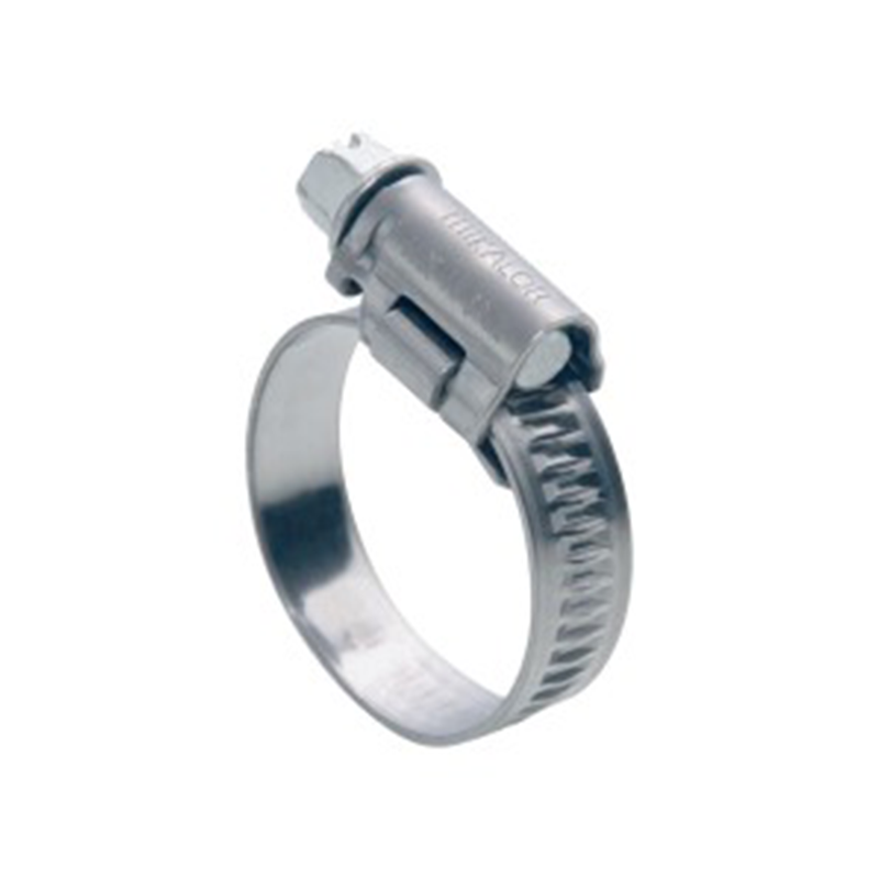 Complete hose clamp, stainless steel, Diameter range: 32-50mm, T= 0,75mm, torque= 4Nm, Load class= Medium