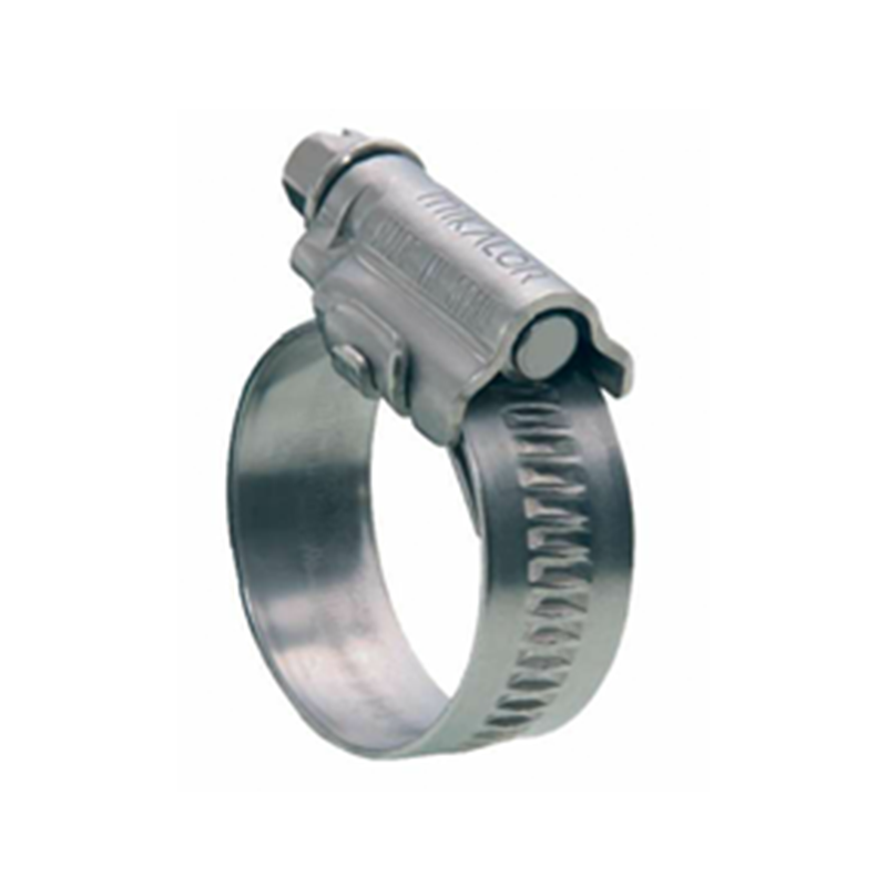 Complete hose clamp, acid proof stainless steel, Diameter range: 150-170mm, T= 0,8mm, torque= 7Nm, Load class= Medium
