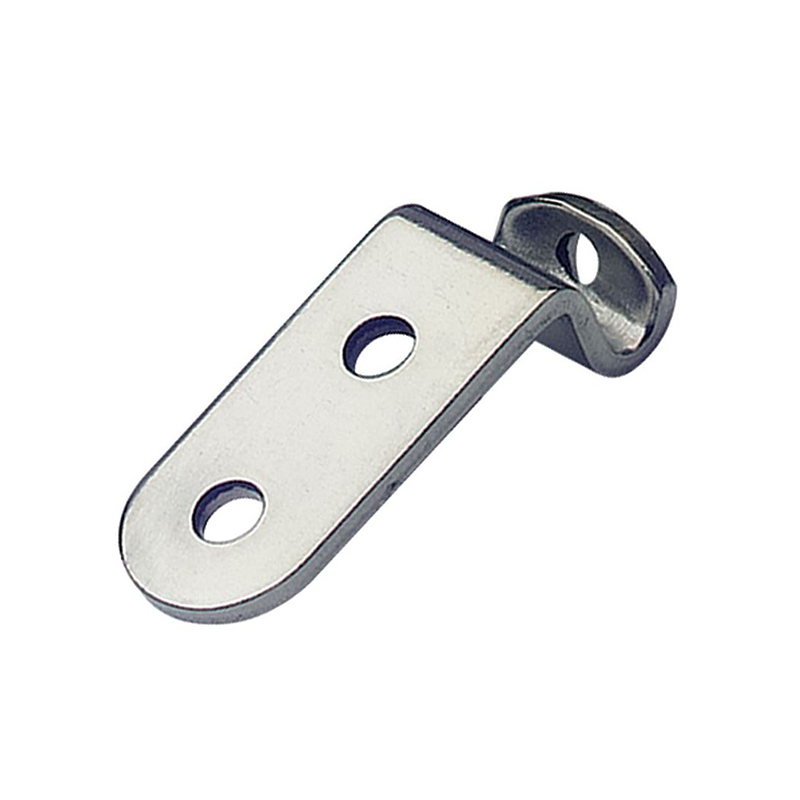 Catch plate, ubehandlet stainless steel, angle mounting, L=30,8mm, B=11,1mm, H=8,7mm