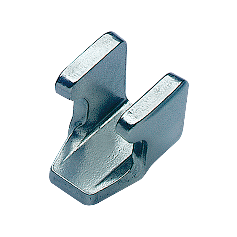 Catch plate, untreated steel, flat mounting, L=29,1mm, B=22,7mm, H=28,8mm