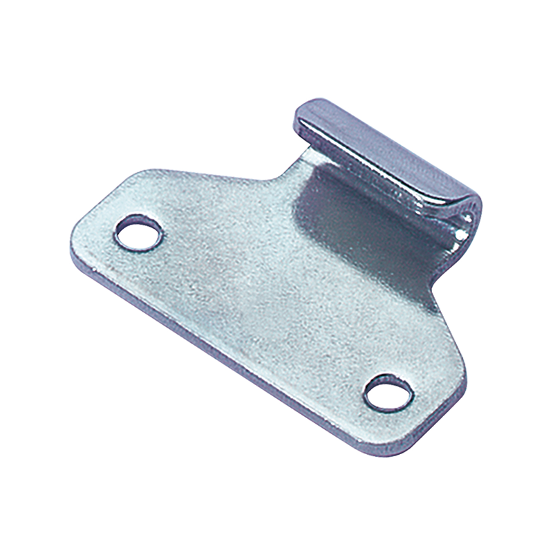 Catch plate, electro zinc plated steel, flat mounting, L=34,9mm, B=50,8mm, H=12,7mm