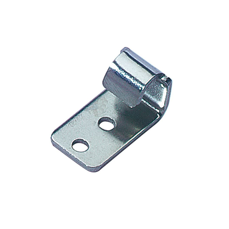 Catch plate, ubehandlet stainless steel, angle mounting, L=30mm, B=16mm, H=16,5mm