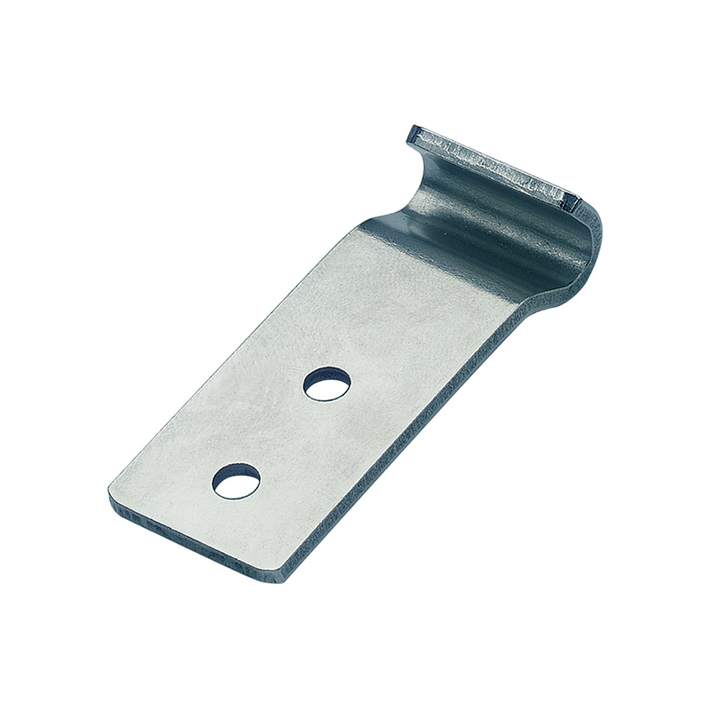 Catch plate, electro zinc plated steel, angle mounting, L=60,2mm, B=23,8mm, H=13,5mm