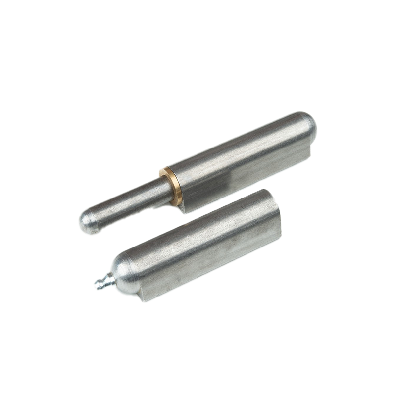 Weld hinge, steel, teardrop-shaped, w/ grease nipple, L=70, B=14