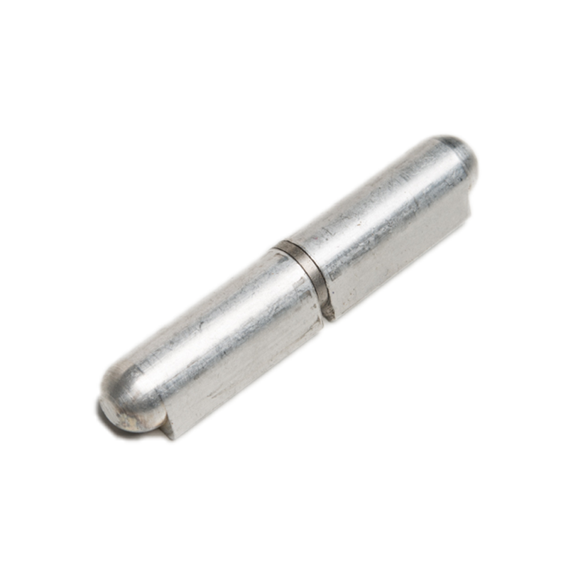 Weld hinge, aluminium, teardrop-shaped, w/o grease nipple, L=60, B=12