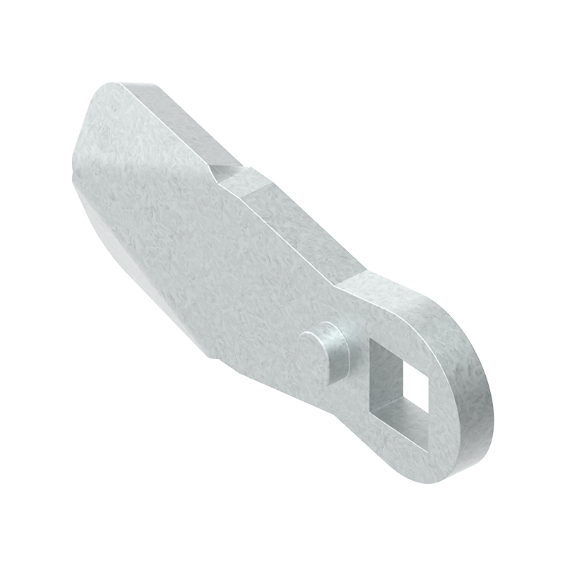 Cam, standard, steel, L=45, B=19, offset height=0 mm