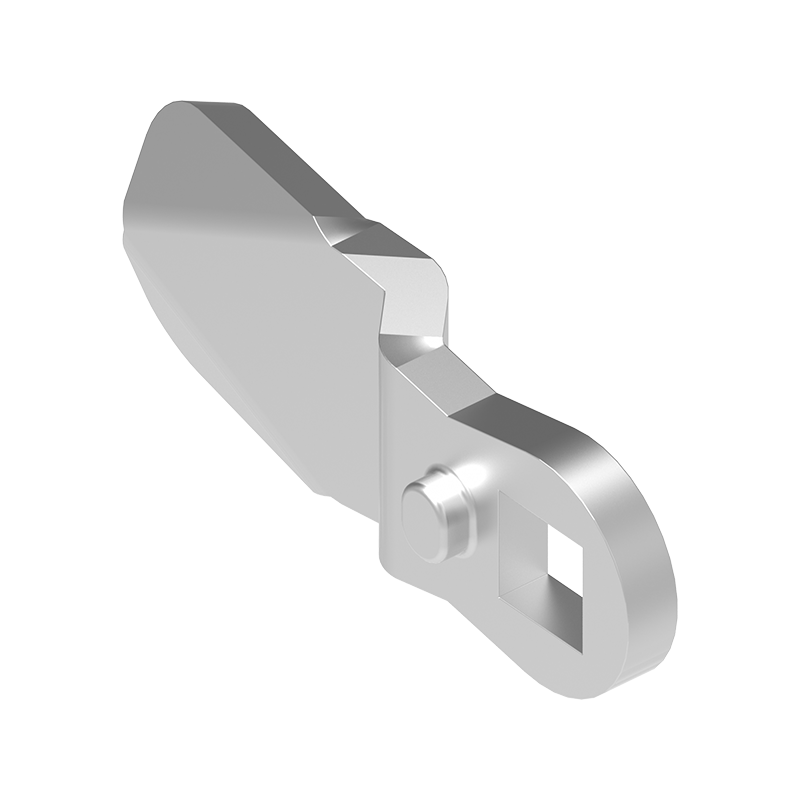 Cam, standard, stainless steel, L=45, B=19, offset height=4 mm