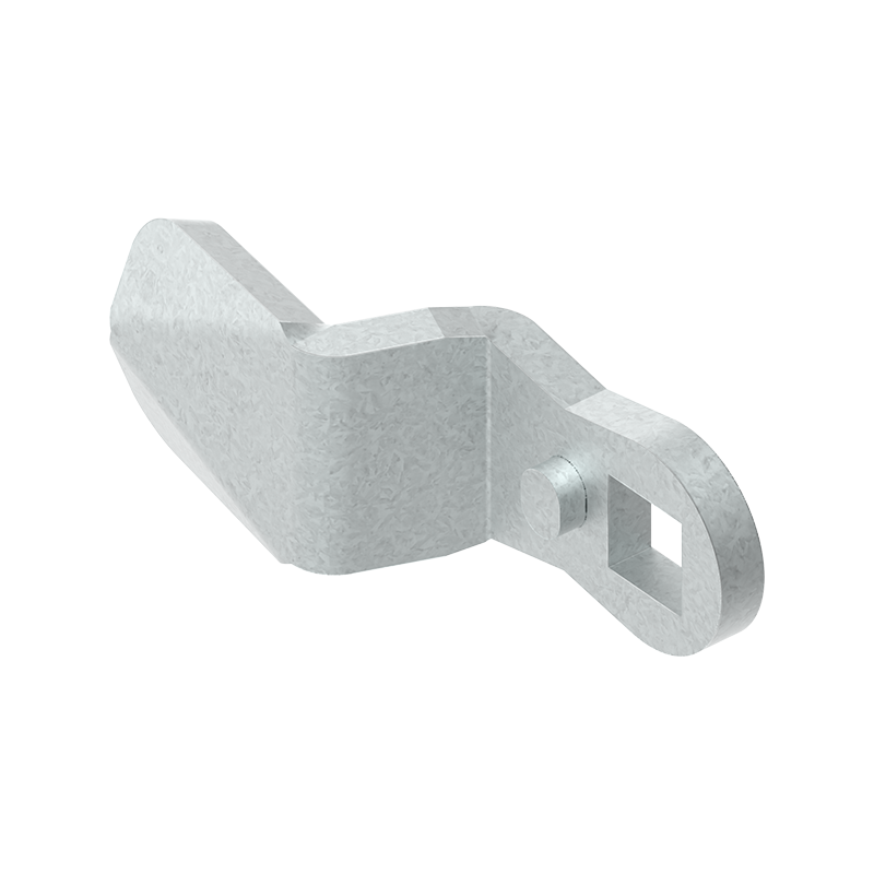 Cam, standard, steel, L=45, B=19, offset height=-12 mm