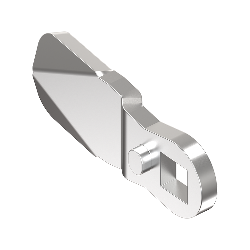 Cam, standard, stainless steel, L=45, B=19, offset height=2 mm