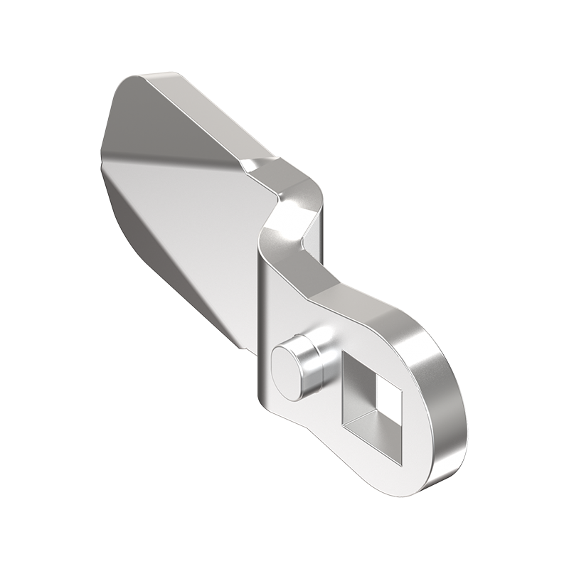 Cam, standard, stainless steel, L=45, B=19, offset height=6 mm