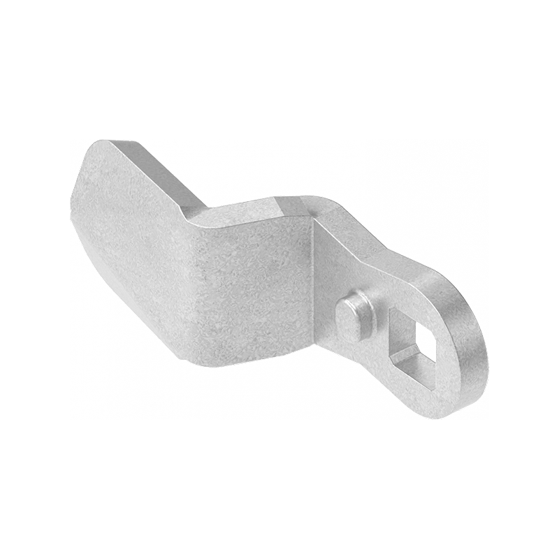 Cam, standard, steel, L=45, B=19, offset height=-12 mm.