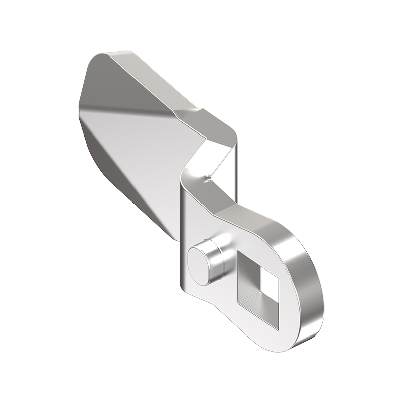 Cam, standard, stainless steel, L=45, B=19, offset height=8 mm