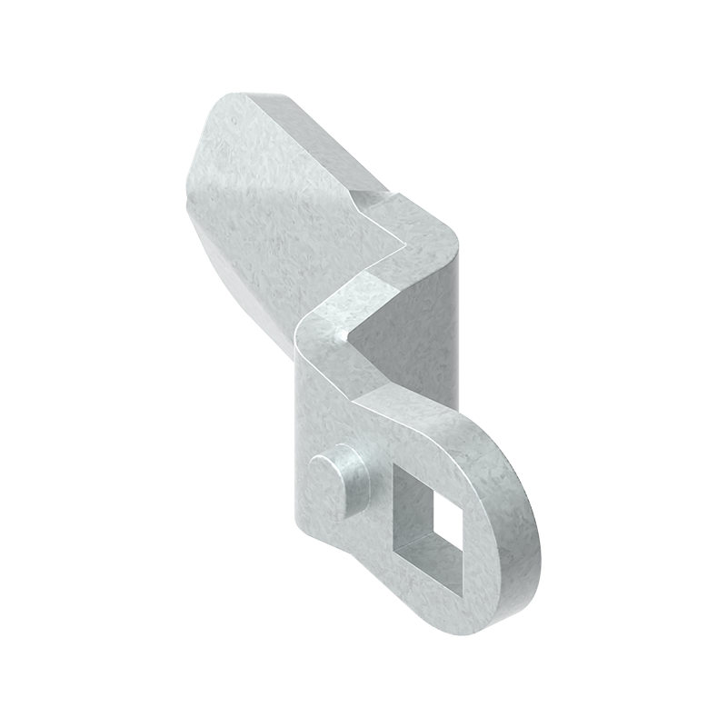 Cam, standard, steel, L=45, B=19, offset height=14 mm