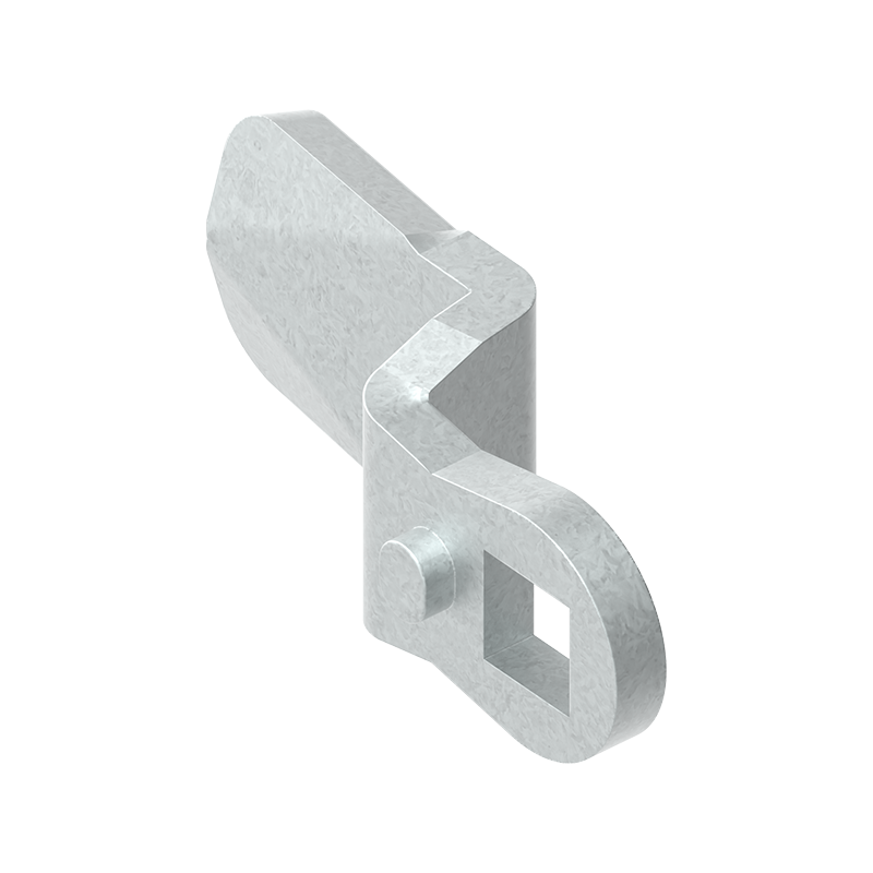 Cam, standard, steel, L=45, B=19, offset height=12 mm