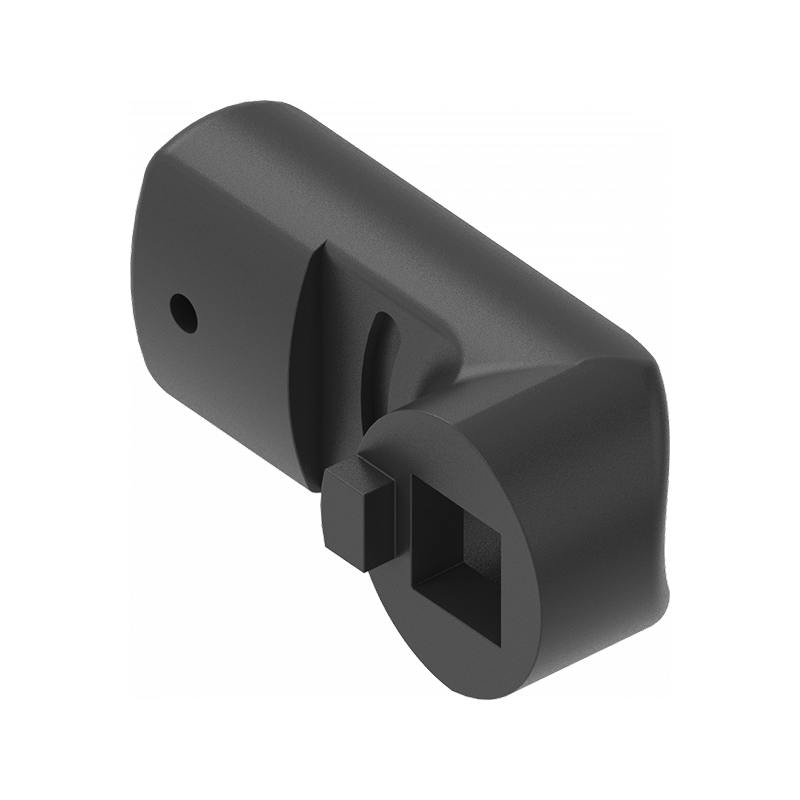 Cam, standard, glass fiber reinforced polyamide, L=35, B=19, offset height=4 mm.