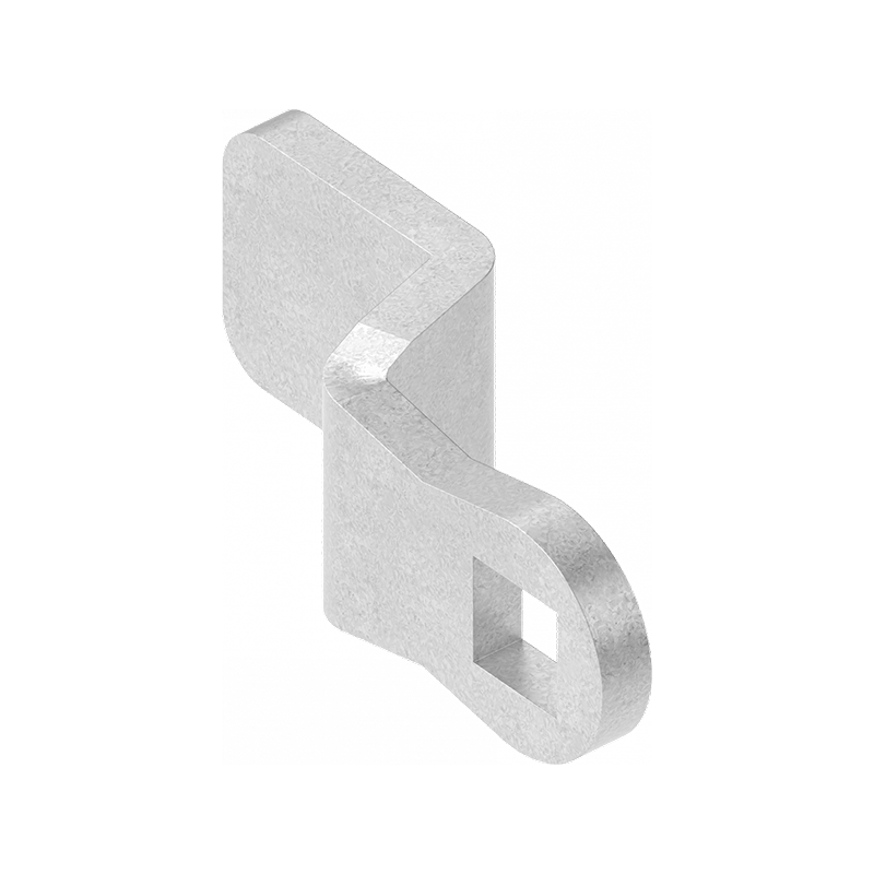 Cam, standard, steel, L=45, B=19, offset height=14 mm