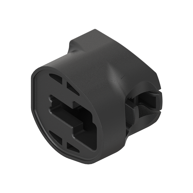 Housing for quick mounting, glass fiber reinforced polyamide, series 1000, plate thickness=1,5-2mm, class IP69K