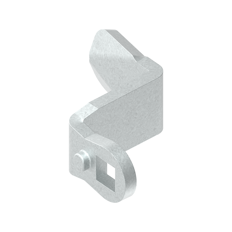 Cam, standard, steel, L=45, B=19, offset height=32 mm