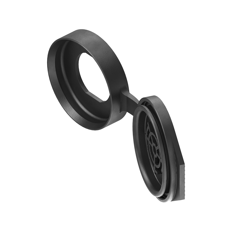 Dust cap, TPE, H=12, offset=-2