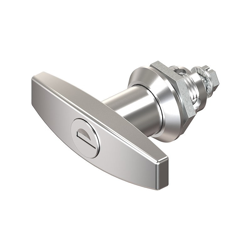 Housing with T-handle, keyed alike ek333, die-cast zinc, L=78mm, GH=18mm, plate thickness=1,5-8mm
