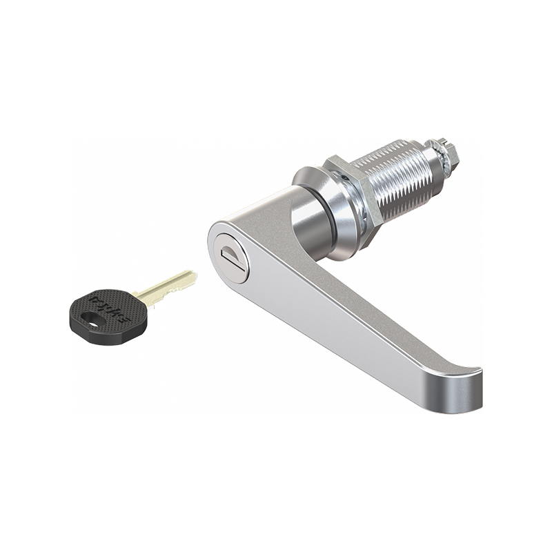 Housing with l-handle, keyed alike ek333, die-cast zinc, L=105mm, GH=40mm, plate thickness=1,5-30mm