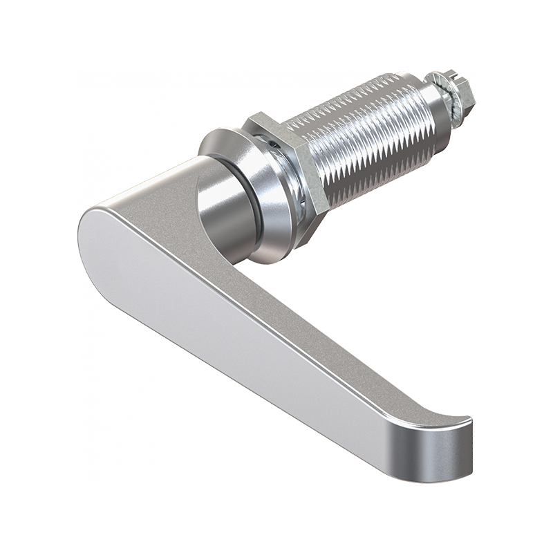 Housing with l-handle, non locking, die-cast zinc, L=105mm, GH=50mm, plate thickness=1,5-40mm