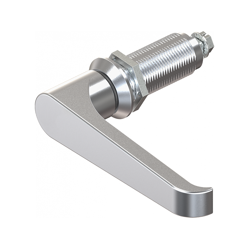 Housing with l-handle, non locking, die-cast zinc, L=105mm, GH=50mm, plate thickness=1,5-40mm