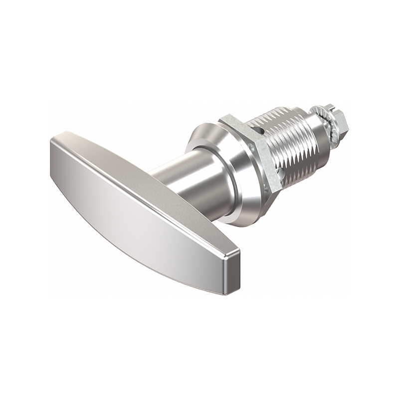 Housing with t-handle, non locking, die-cast zinc, L=78mm, GH=30mm, plate thickness=1,5-20mm