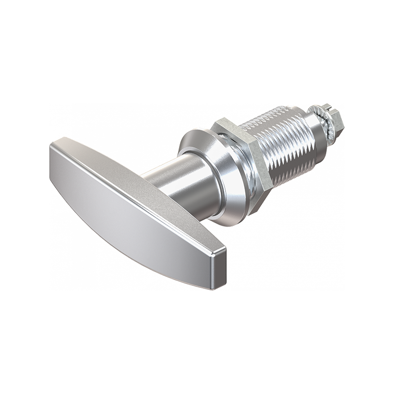 Housing with t-handle, non locking, die-cast zinc, L=78mm, GH=40mm, plate thickness=1,5-30mm