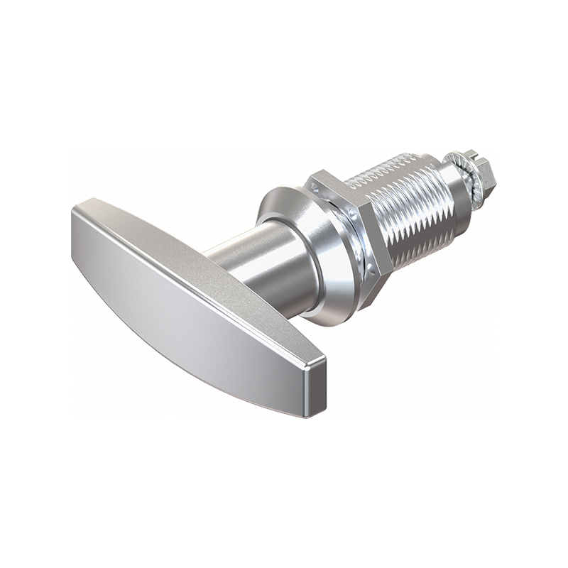 Housing with t-handle, non locking, die-cast zinc, L=78mm, GH=40mm, plate thickness=1,5-30mm