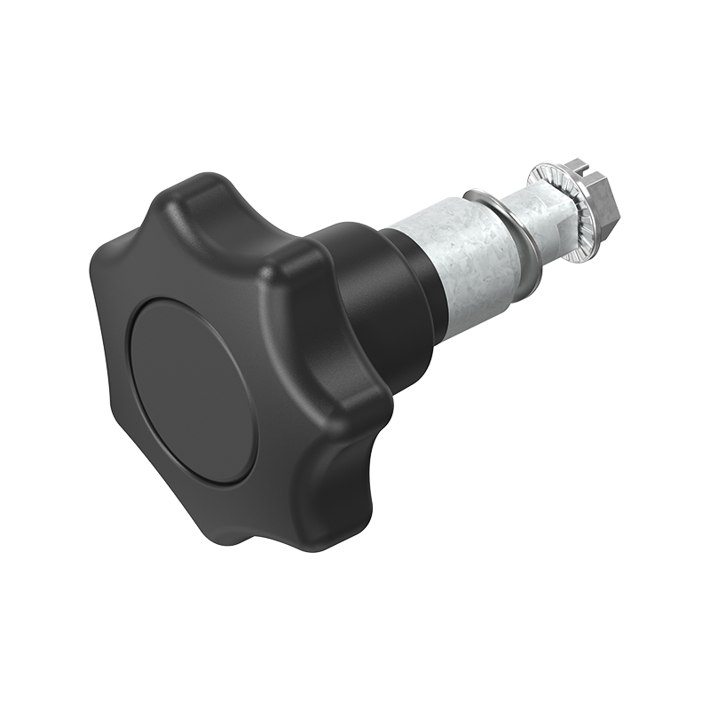 Insert, star knob, die-cast zinc