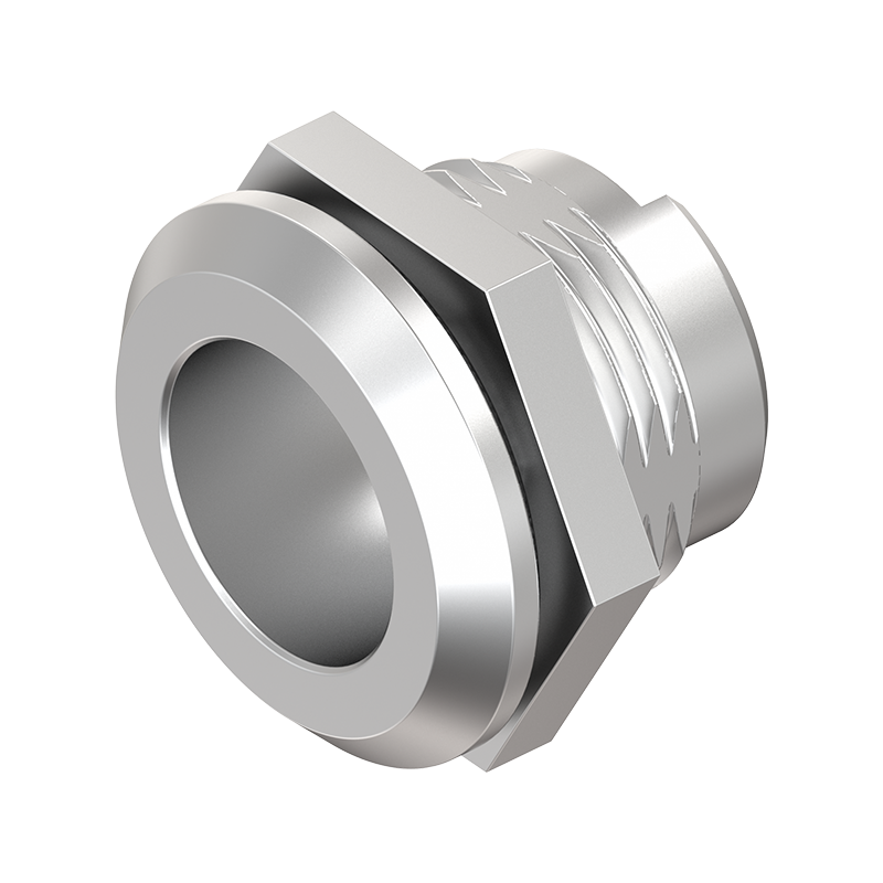 Housing, standard, stainless steel, D=28, GH=18, plate thickness=1,2-8 mm