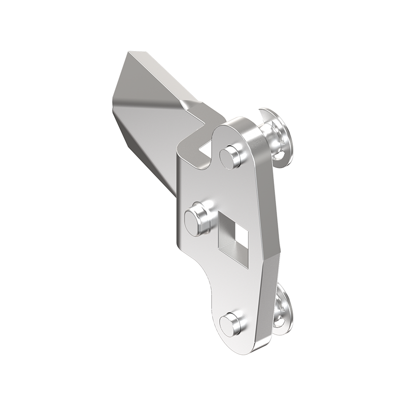 Cam, rod control, stainless steel, L=45, B=20, offset height=10 mm