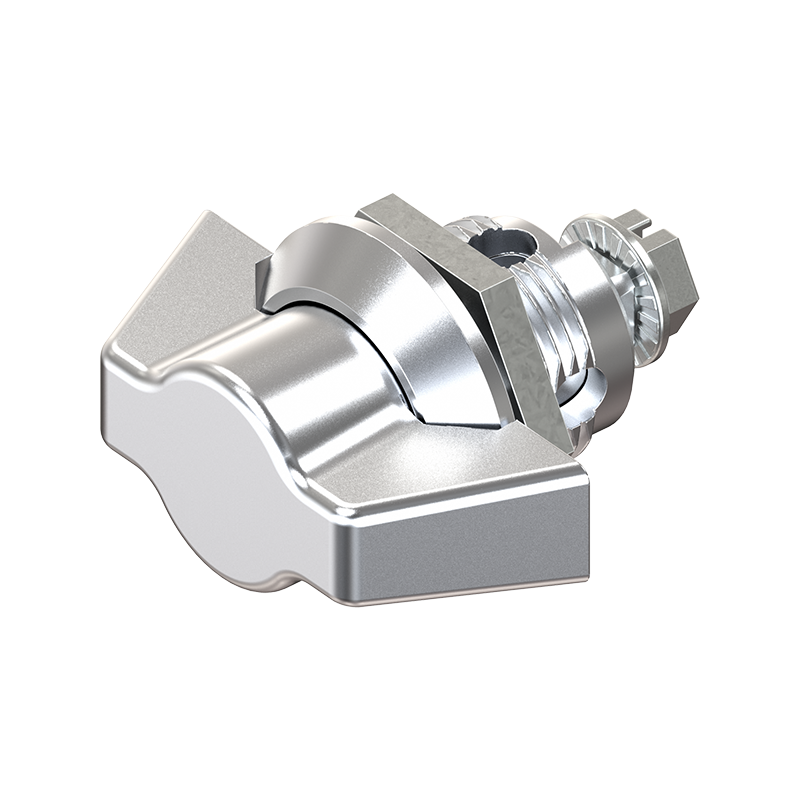 Housing with Wing handle, non locking, die-cast zinc, L=50mm, GH=18mm, plate thickness=1,5-8mm