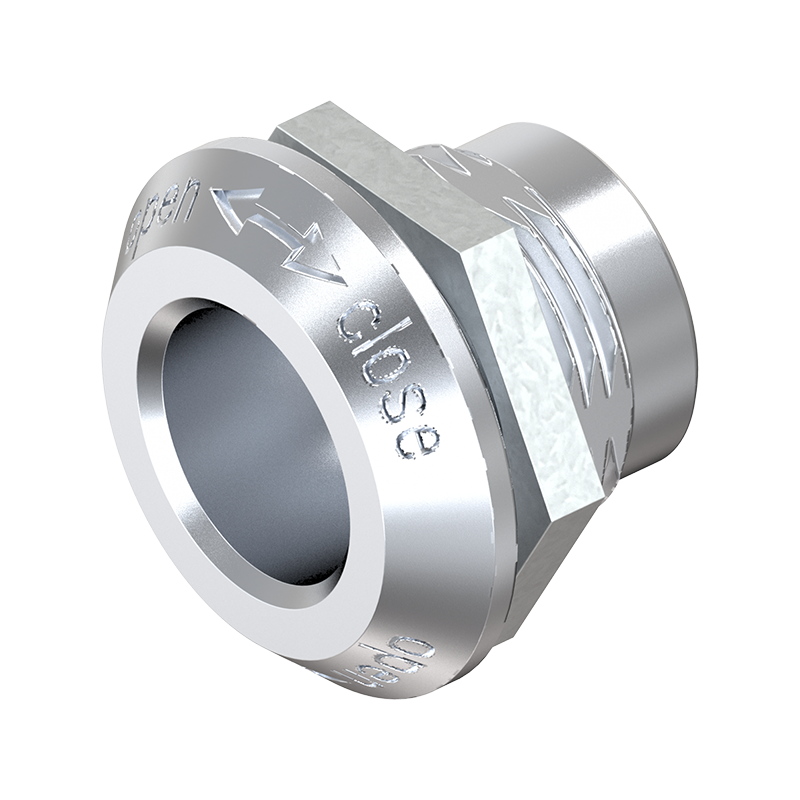 Housing, standard, die-cast zinc, D=32, GH=18, plate thickness=1,5-8 mm