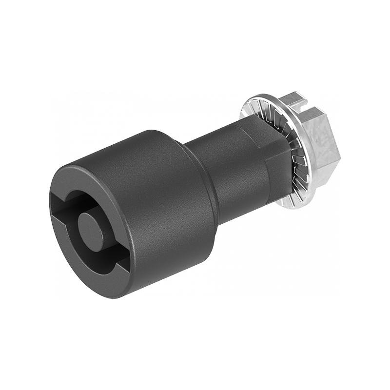 Insert, din 5, glass fiber reinforced polyamide