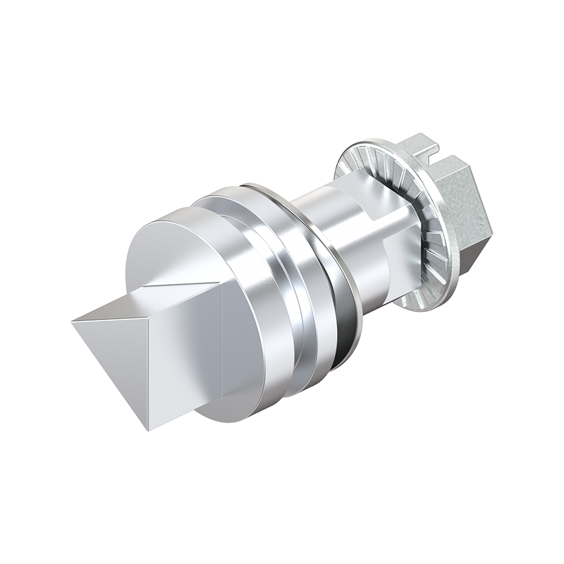 Insert, triangular 9, die-cast zinc, chrome plated