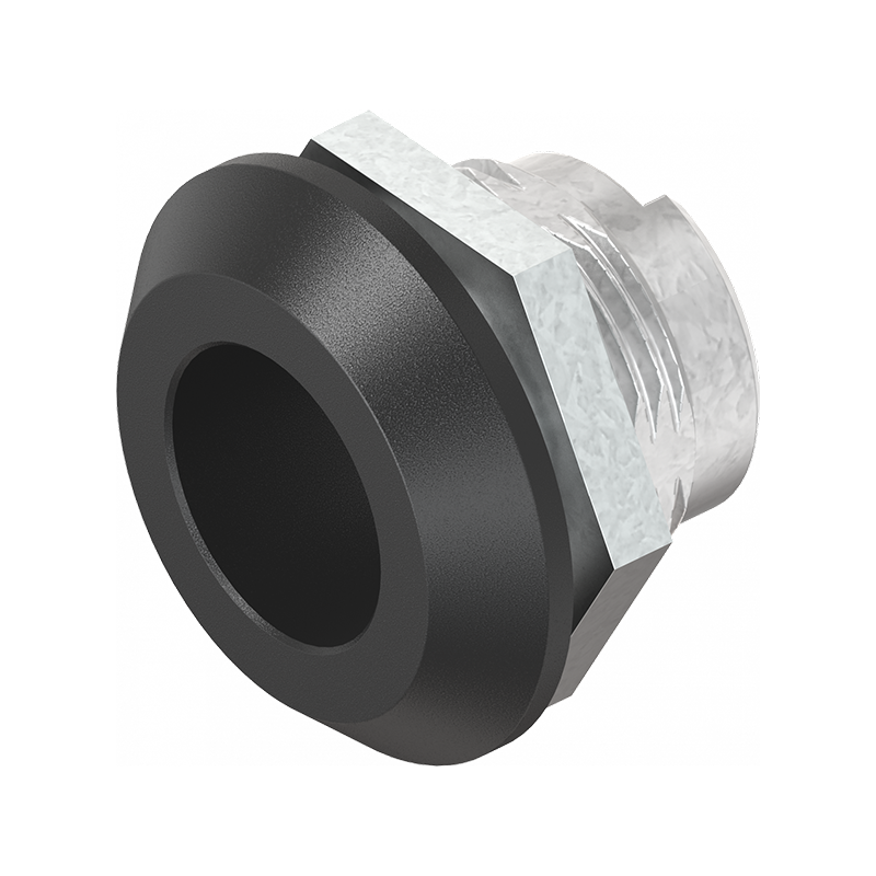 Housing, standard, die-cast zinc, D=32, GH=18, plate thickness=1,2-8 mm