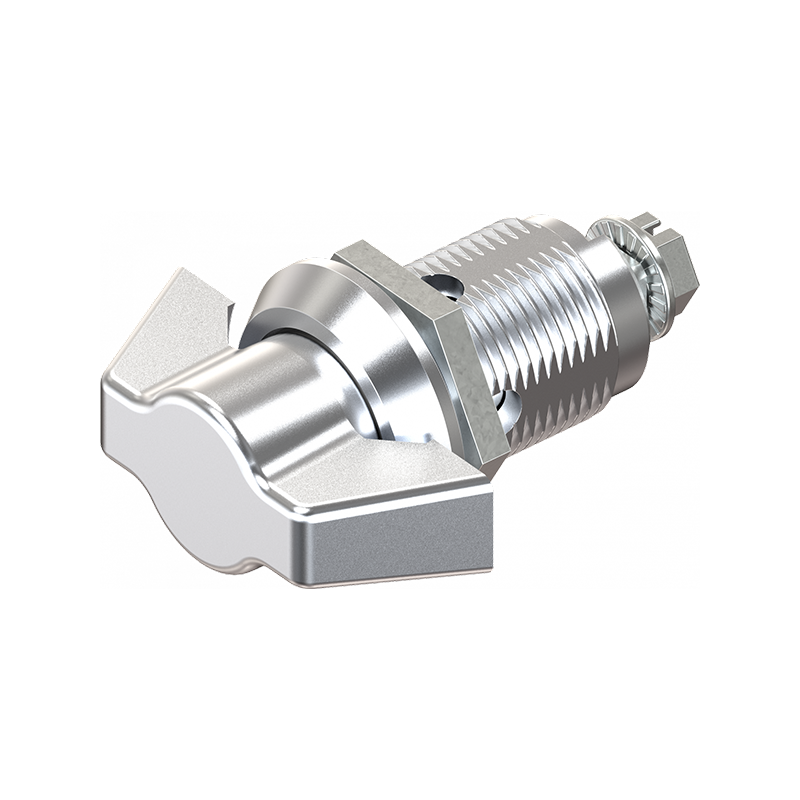 Housing with wing handle, non locking, die-cast zinc, L=50mm, GH=30mm, plate thickness=1,5-20mm