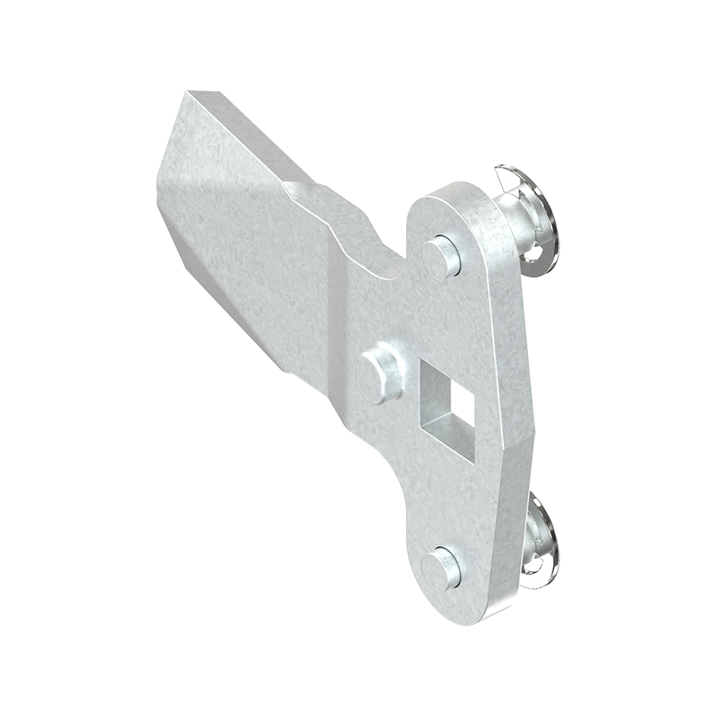 Cam, rod control, steel, L=45, B=20, offset height=4 mm