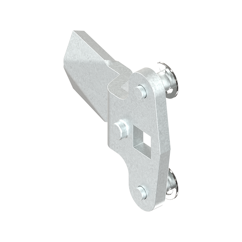 Cam, rod control, steel, L=45, B=20, offset height=8 mm