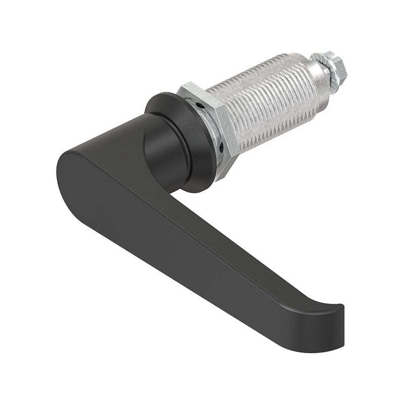 Housing with L-handle, non locking, die-cast zinc, L=105mm, GH=50mm, plate thickness=1,5-40mm